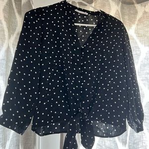 Polka dot blouse